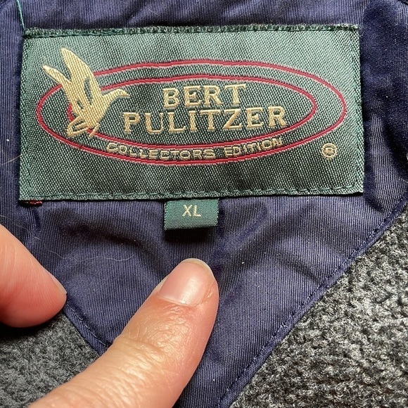 Bert Pulitzer collector edition XL winter coat in blue with removable hood - Picture 4 of 13